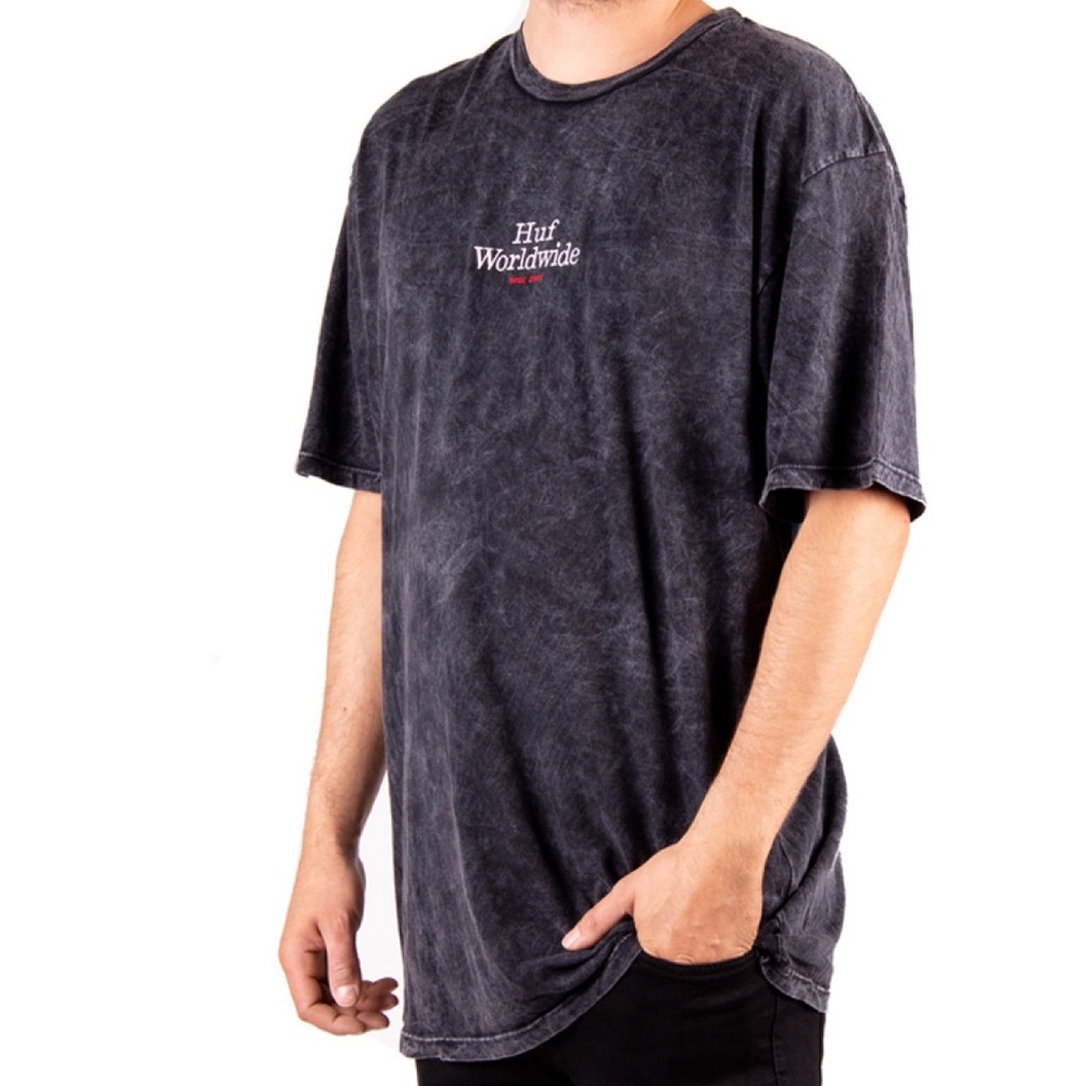 Men’s NWOT HUF tie dye acid wash t shirt. Large.